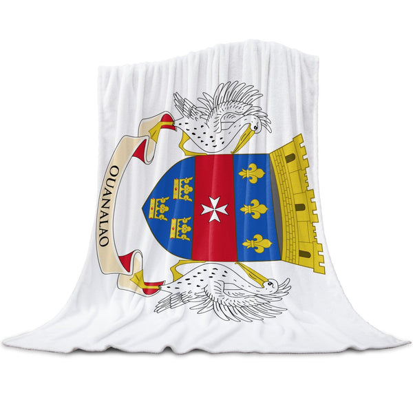 St. Barthelemy Blanket - CaribeHeart Saint Barthelemy