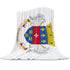 St. Barthelemy Blanket - CaribeHeart Saint Barthelemy