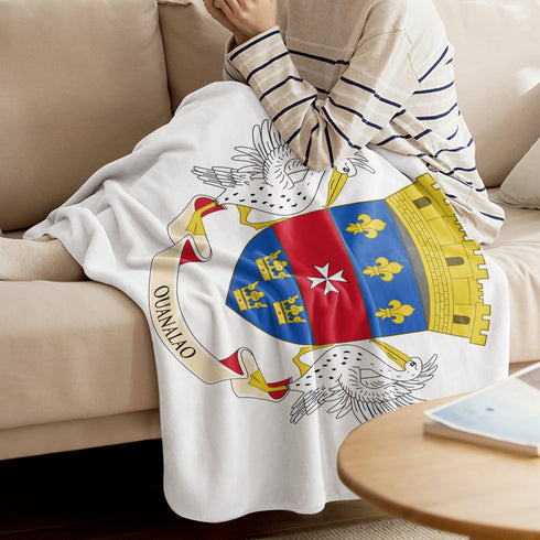 St. Barthelemy Blanket - CaribeHeart Saint Barthelemy