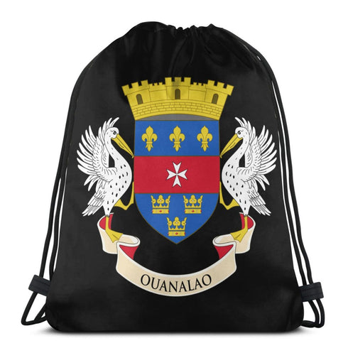 St. Barthelemy Drawstring Bag - CaribeHeart Saint Barthelemy