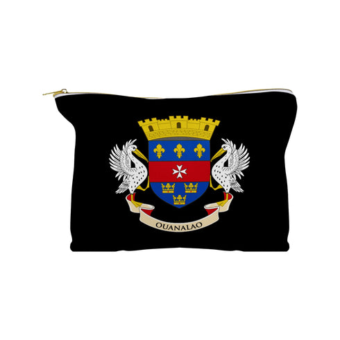 St. Barthelemy Make-Up Cosmetic Pouch - CaribeHeart Saint Barthelemy