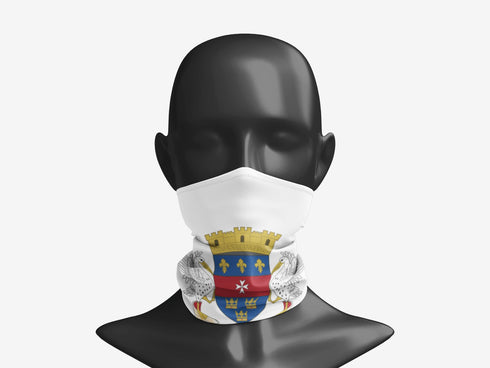 St. Barthelemy Neck Gaiter - CaribeHeart Saint Barthelemy