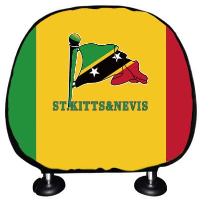 St. Kitts Flag Headrest Cover Headrest Cover Mexico