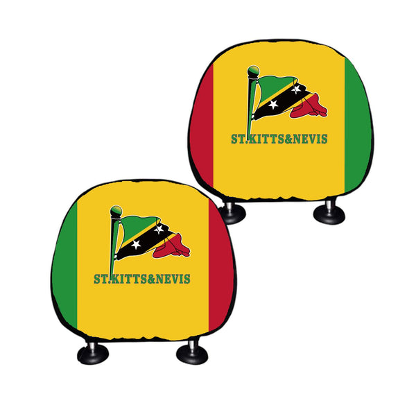 St. Kitts Flag Headrest Cover Headrest Cover Mexico