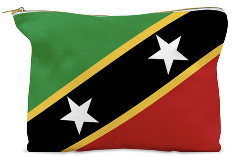 St. Kitts Make-Up Cosmetic Pouch - CaribeHeart Saint Kitts