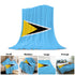 St. Lucia Blanket - CaribeHeart Saint Lucia