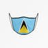St. Lucia Face Covering - CaribeHeart Saint Lucia