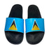 St. Lucia Slide Sandals - CaribeHeart Saint Lucia