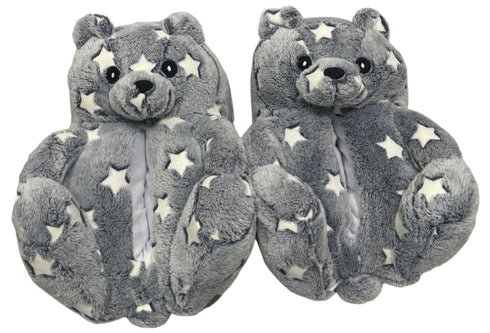 Starlight Teddy Slippers - CaribeHeart Teddy