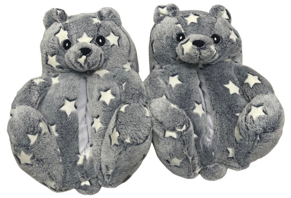 Starlight Teddy Slippers - CaribeHeart Teddy