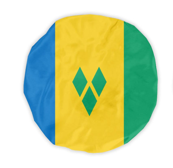 St.Vincent Flag Bonnet - CaribeHeart Saint Vincent