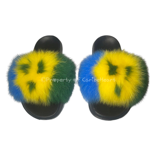 St.Vincent Fluffy Slipper - CaribeHeart Saint Vincent