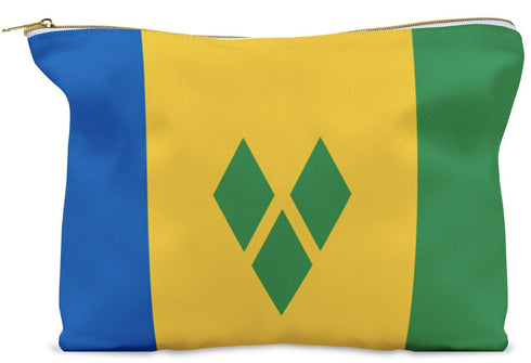 St.Vincent Make-Up Cosmetic Pouch - CaribeHeart Saint Vincent