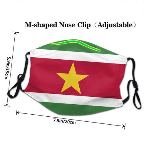 Suriname Face Covering - CaribeHeart Suriname