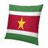 Suriname Flag Throw Pillow - CaribeHeart Suriname