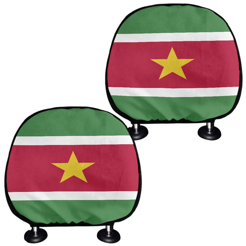 Suriname Headrest Cover - CaribeHeart Suriname