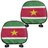 Suriname Headrest Cover - CaribeHeart Suriname