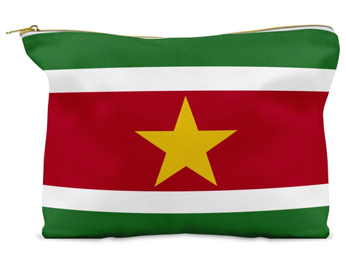 Suriname Make-Up Cosmetic Pouch - CaribeHeart Suriname