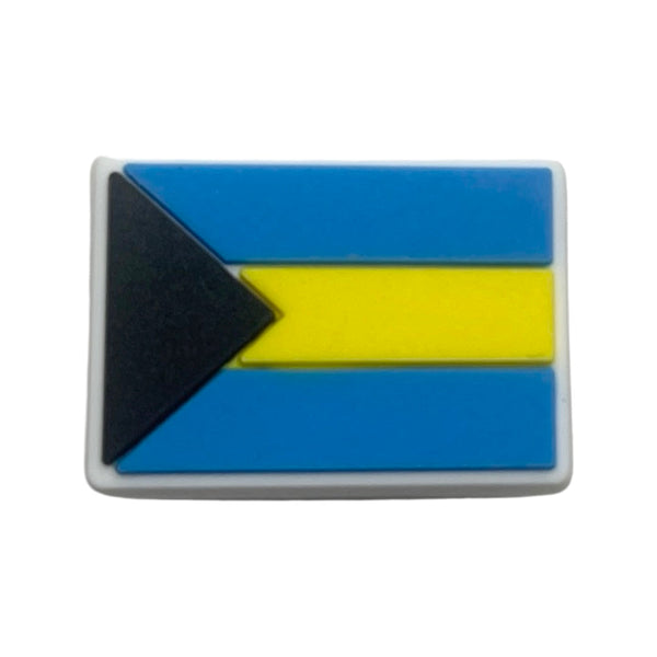 The Bahamas Flag Shoe Charm - CaribeHeart The Bahamas