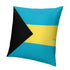 The Bahamas Flag Throw Pillow - CaribeHeart The Bahamas