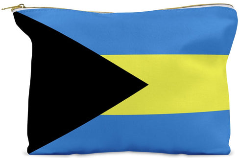 The Bahamas Make-Up Cosmetic Pouch - CaribeHeart The Bahamas