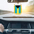 The Bahamas Rearview Mirror Flag - CaribeHeart The Bahamas