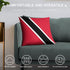 Trinidad and Tobago Flag Throw Pillow - CaribeHeart Trinidad