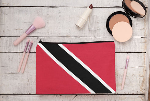 Trinidad Make-Up Cosmetic Pouch - CaribeHeart Trinidad