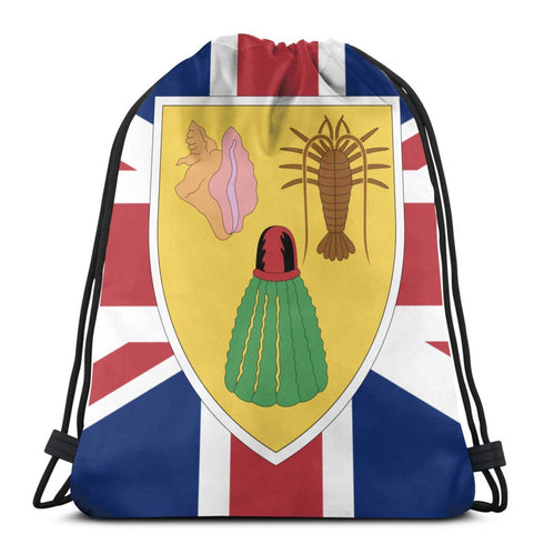 Turks and Caicos Drawstring Bag - CaribeHeart Turks and Caicos