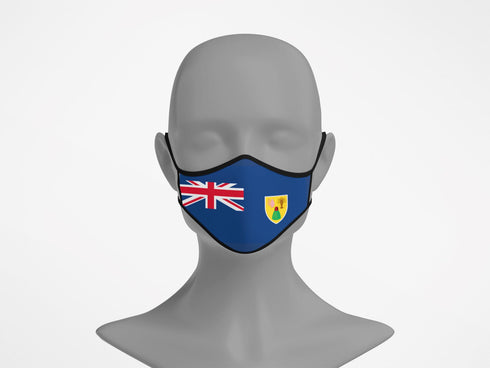 Turks and Caicos Face Covering - CaribeHeart Turks and Caicos