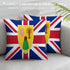 Turks and Caicos Flag Throw Pillow - CaribeHeart Turks and Caicos