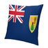 Turks and Caicos Flag Throw Pillow - CaribeHeart Turks and Caicos