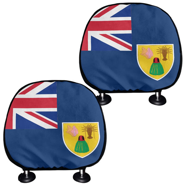 Turks and Caicos Headrest Cover - CaribeHeart Turks and Caicos