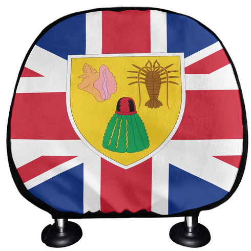 Turks and Caicos Headrest Cover - CaribeHeart Turks and Caicos