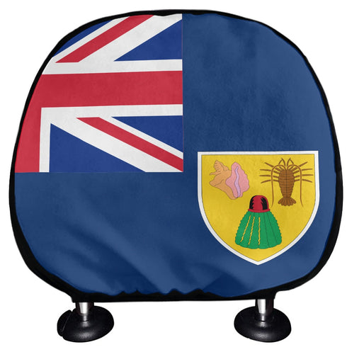 Turks and Caicos Headrest Cover - CaribeHeart Turks and Caicos