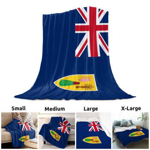 Turks and Caicos Islands Blanket - CaribeHeart Turks and Caicos