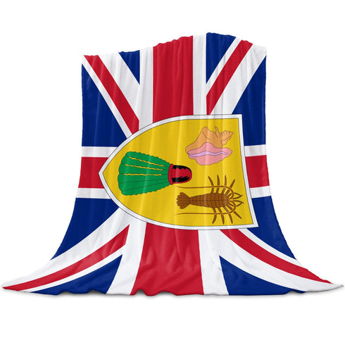 Turks and Caicos Islands Blanket - CaribeHeart Turks and Caicos