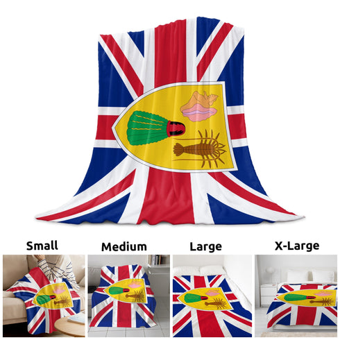 Turks and Caicos Islands Blanket - CaribeHeart Turks and Caicos