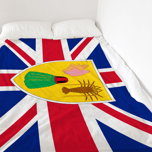 Turks and Caicos Islands Blanket - CaribeHeart Turks and Caicos