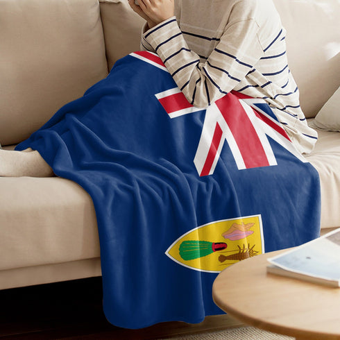 Turks and Caicos Islands Blanket - CaribeHeart Turks and Caicos