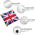 United Kingdom Flag Throw Pillow - CaribeHeart United Kingdom