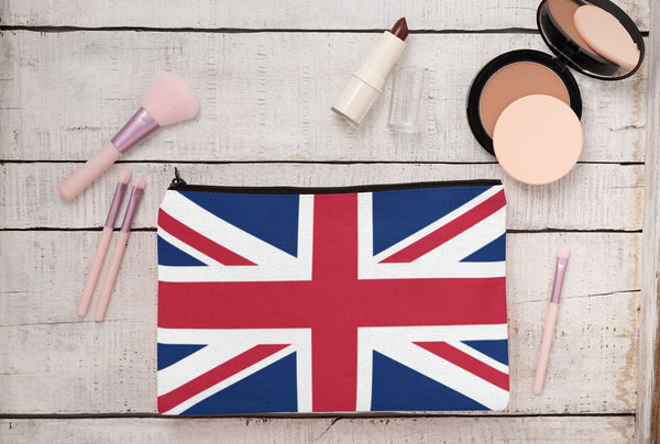 United Kingdom Make-Up Cosmetic Pouch - CaribeHeart United Kingdom