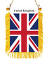 United Kingdom Rearview Mirror Flag - CaribeHeart United Kingdom