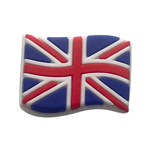 United Kingdom Wavy Flag Shoe Charm - CaribeHeart United Kingdom