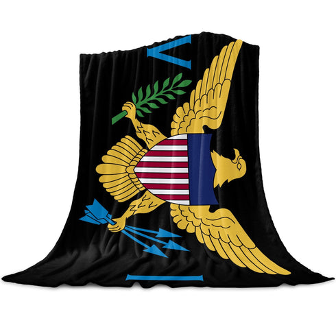 U.S. Virgin Islands Blanket - CaribeHeart Virgin Islands