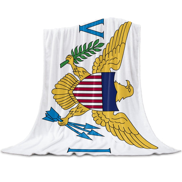 U.S. Virgin Islands Blanket - CaribeHeart Virgin Islands