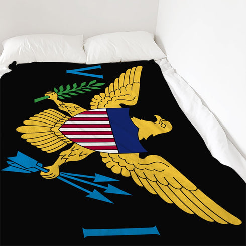 U.S. Virgin Islands Blanket - CaribeHeart Virgin Islands