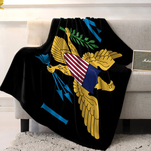 U.S. Virgin Islands Blanket - CaribeHeart Virgin Islands