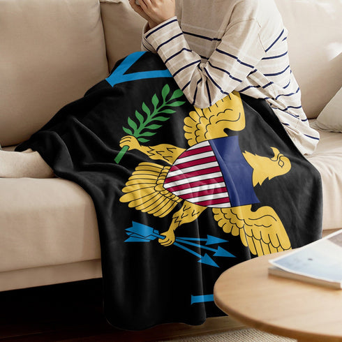 U.S. Virgin Islands Blanket - CaribeHeart Virgin Islands