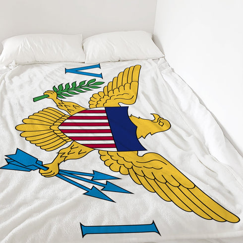 U.S. Virgin Islands Blanket - CaribeHeart Virgin Islands